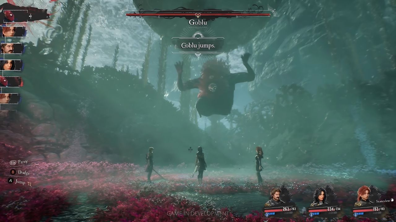 Combat shown in Expedition 33 gameplay reveal on Youtube