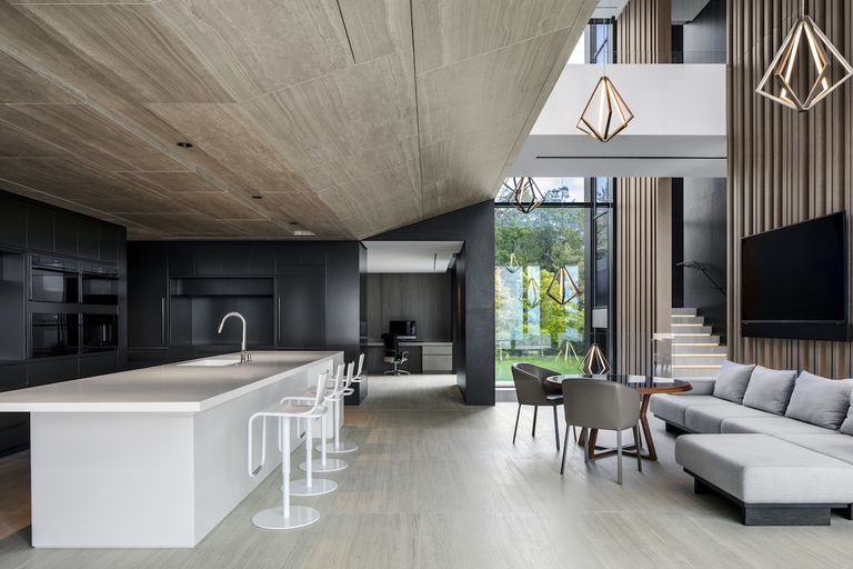 32+ Ultra Modern Living Room Home Interior Design Pics