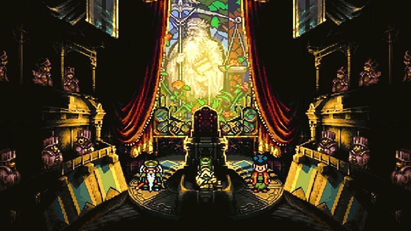 A meeting inside one of Chrono Cross&#039; cathedrals