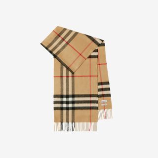 Burberry, Check Cashmere Scarf