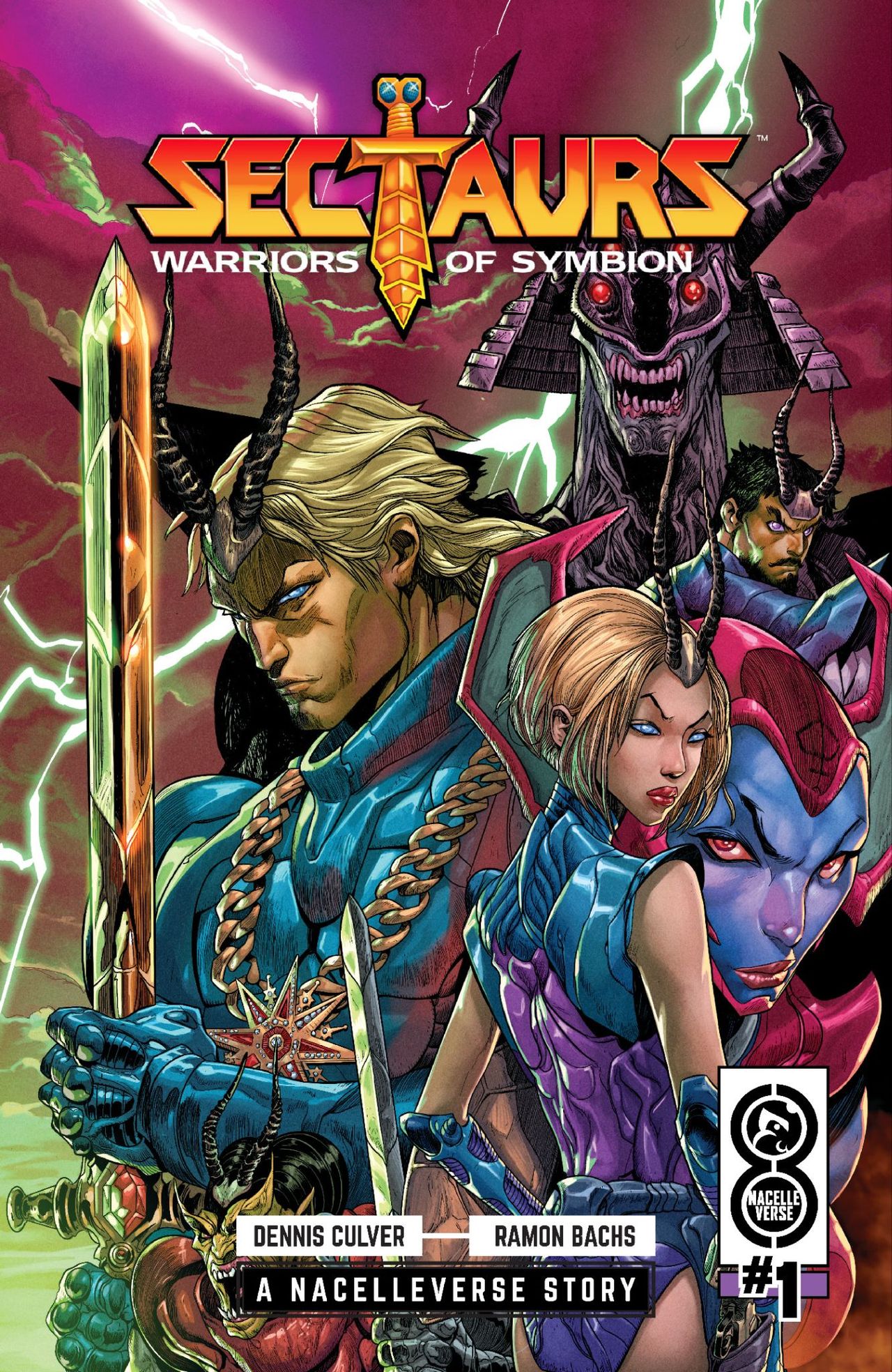 Cover art from Sectaurs #1