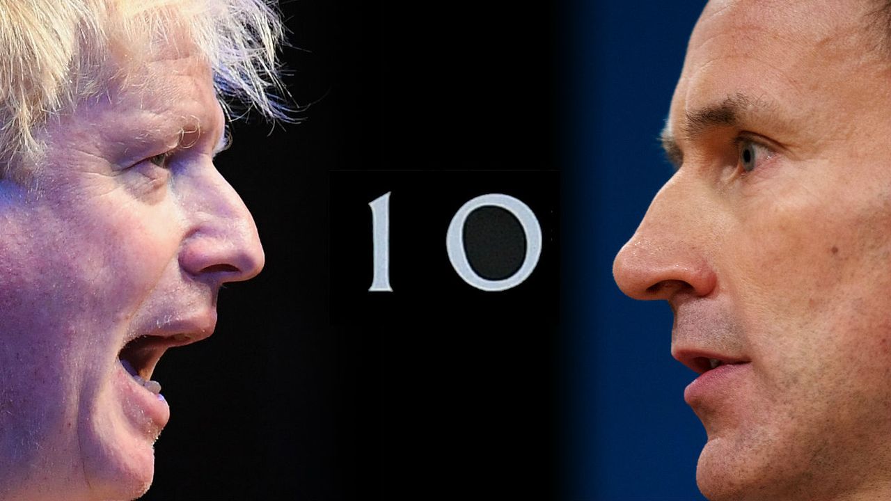 Boris Johnson and Jeremy Hunt