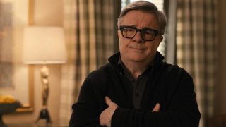 Nathan Lane on Only Murders in the Building. He originated the role of Max Bialystock in The Producers.