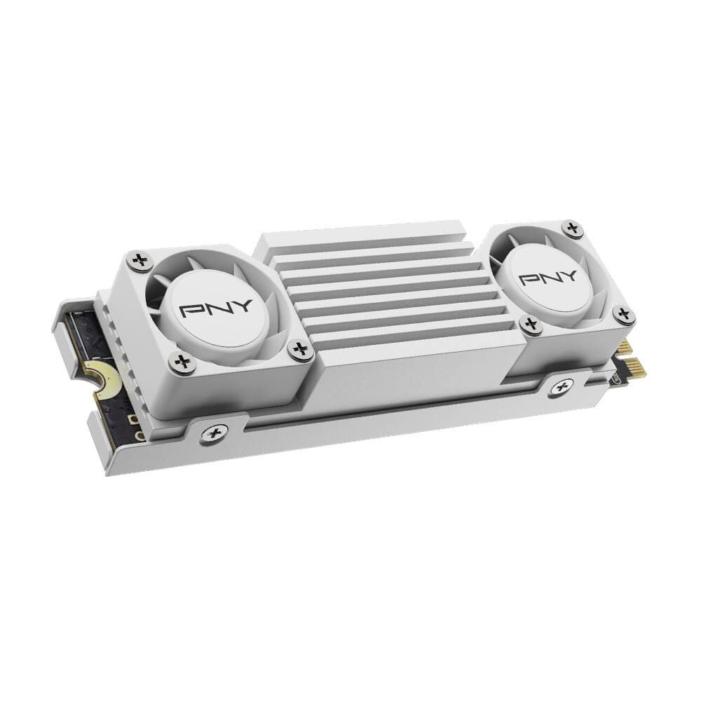 The all-white PNY XLR8 CS3150 SSD