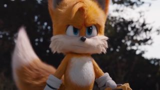 Tails in Sonic the Hedgehog movie's end-credits scene