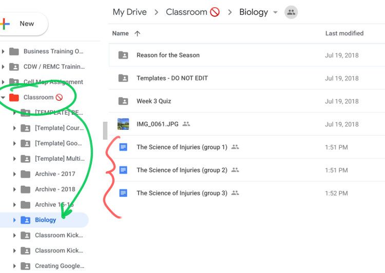 group assignments in google classroom