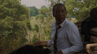 Morgan Freeman in The Shawshank Redemption