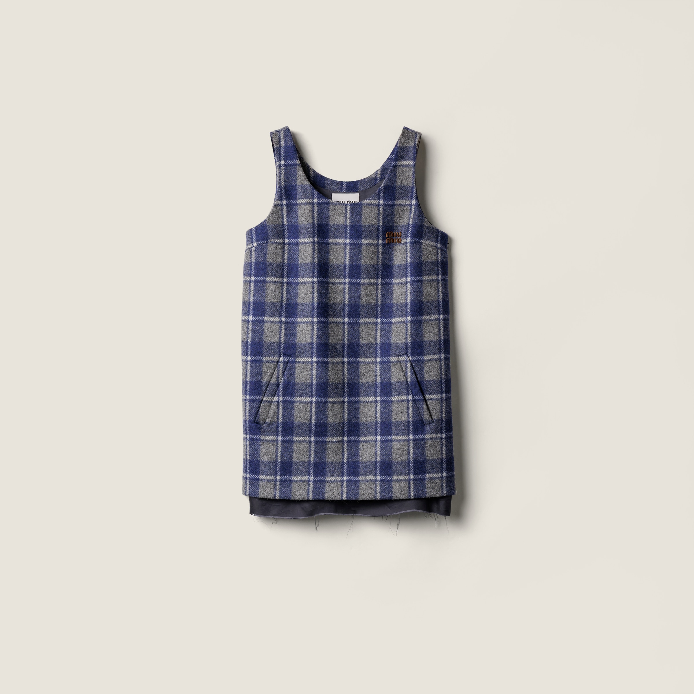Checked Mini-Dress