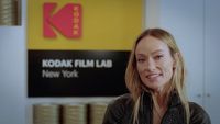 Olivia Wilde's tour of Kodak Film Lab New York