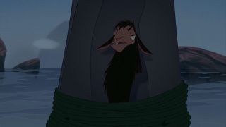 Kuzco as a llama in The Emperor's New Groove
