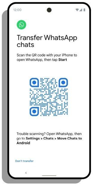 Whatsapp Chat Transfer Qr Code