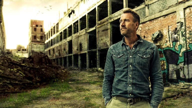 Ben Fogle posing in Detroit