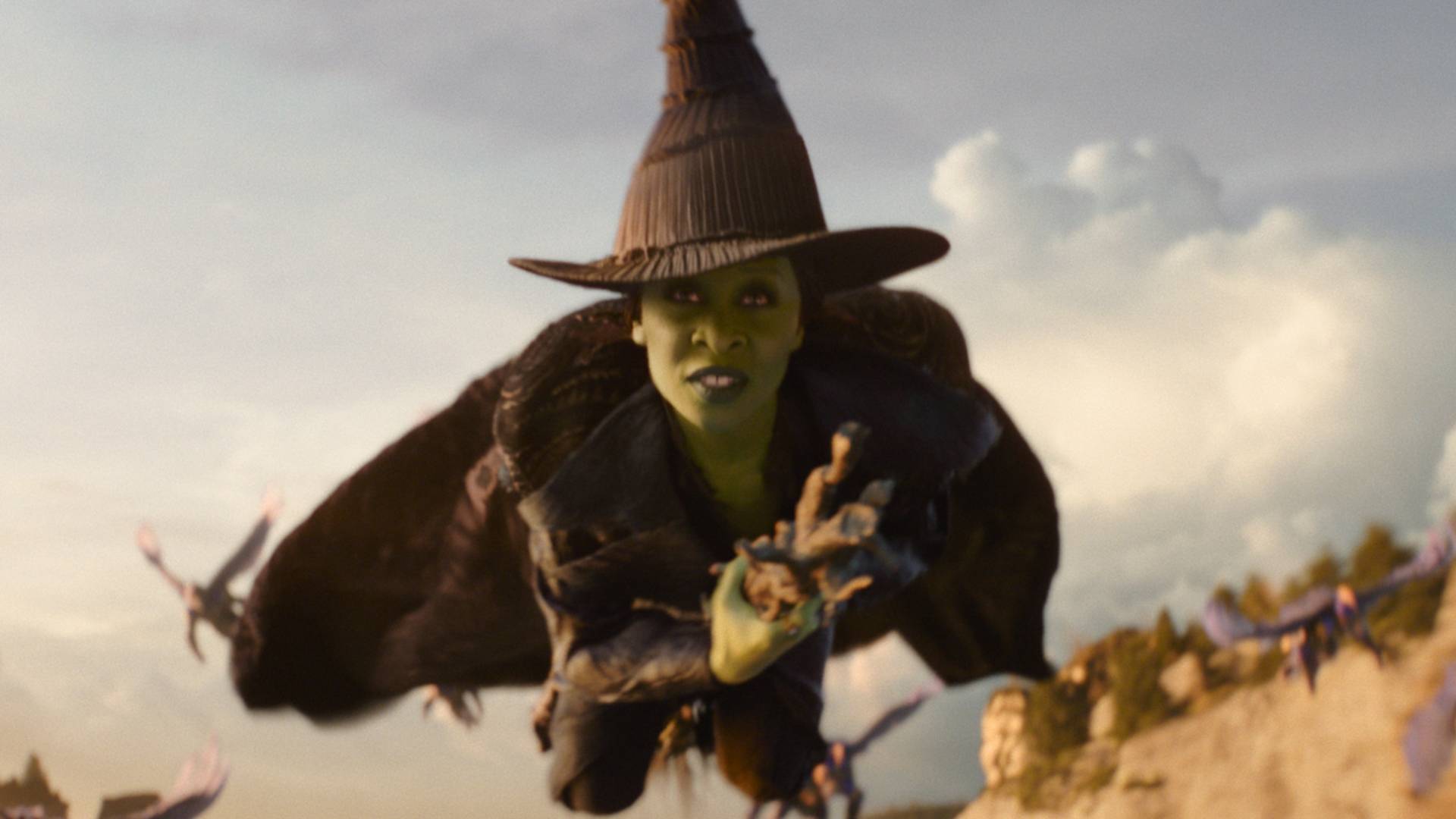 Cynthia Erivo as Elphaba in Wicked: For Good