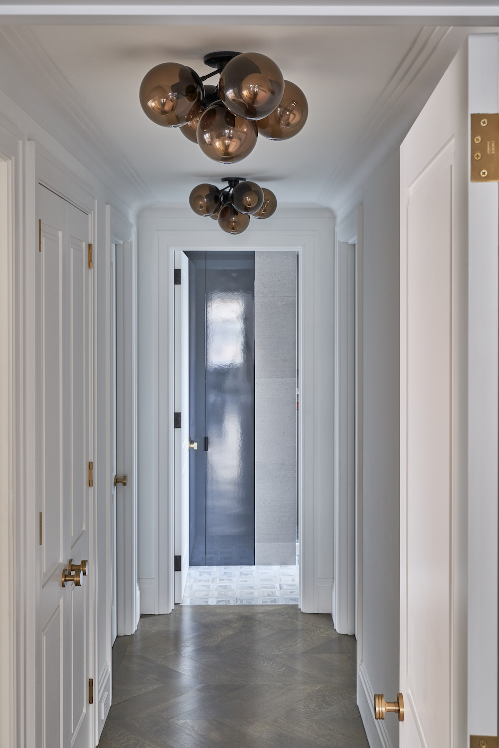 hallway lighting ideas with double pendant lights