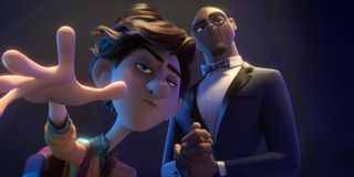Tom Holland and Will Smith in Spies in Disguise
