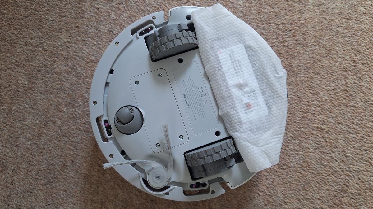 SwitchBot K11+ robot vacuum in mopping mode