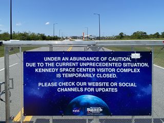 NASA's Kennedy Space Center Visitor Complex has been closed due to the coronavirus pandemic.