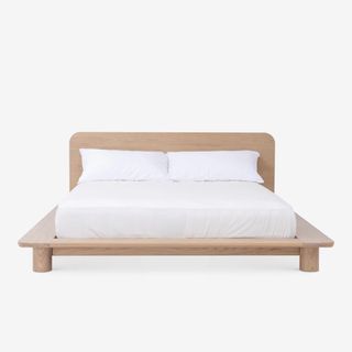 Kiral Bed Frame against a white wall.