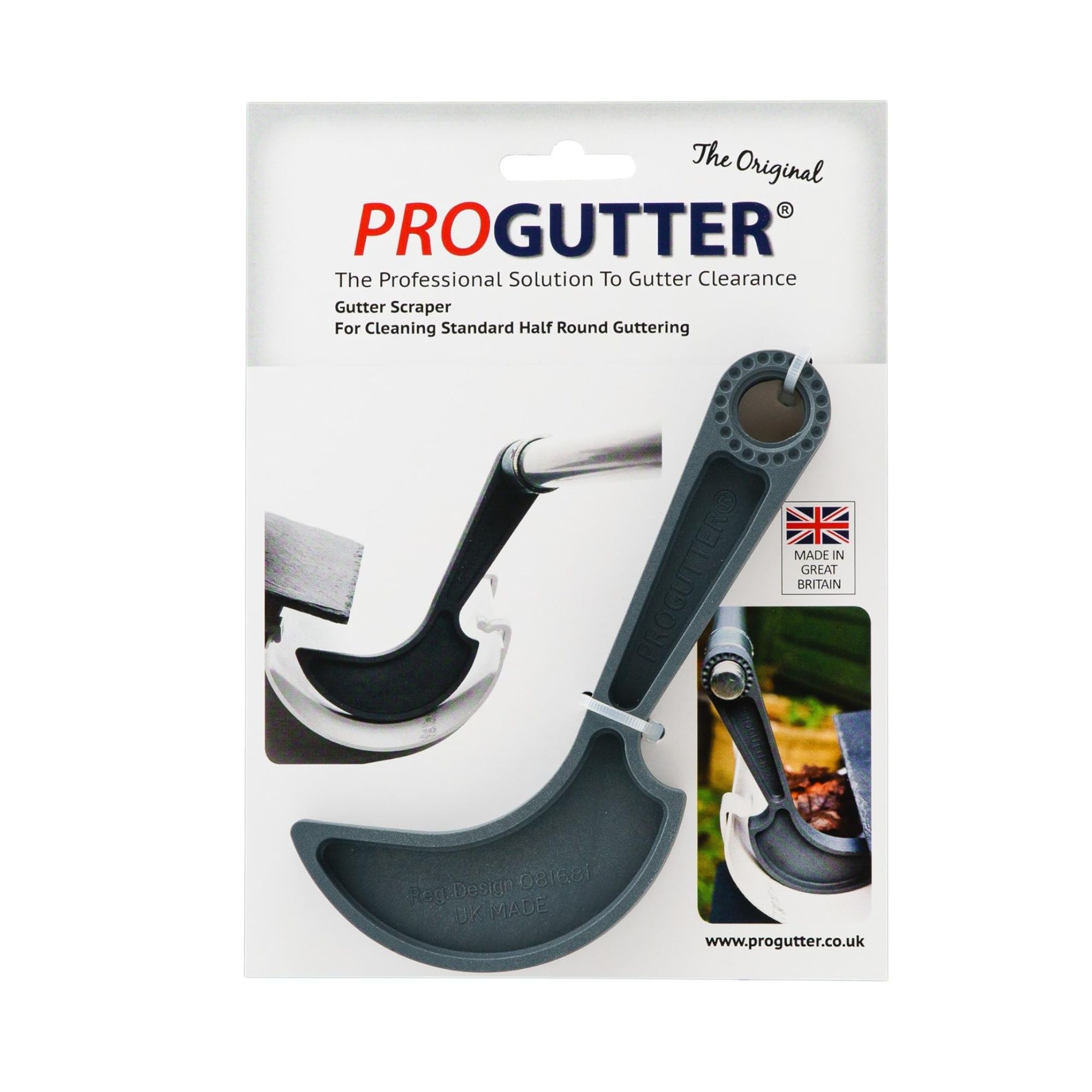 PROGUTTER Half Round Gutter Cleaning Scraper