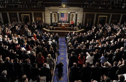 US Senate and House of Representatives at the US Capitol in 2013