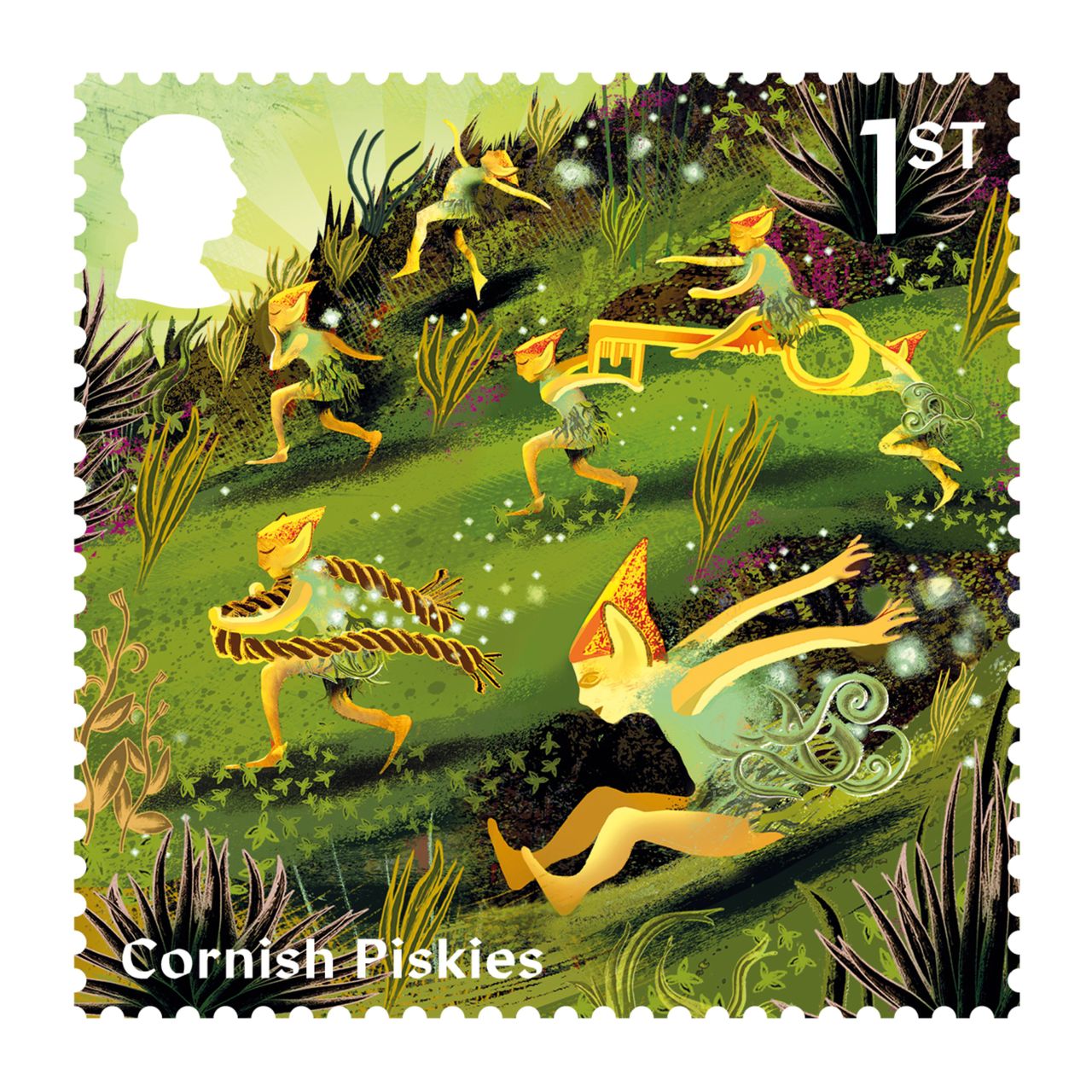 Royal Mail mythical stamps