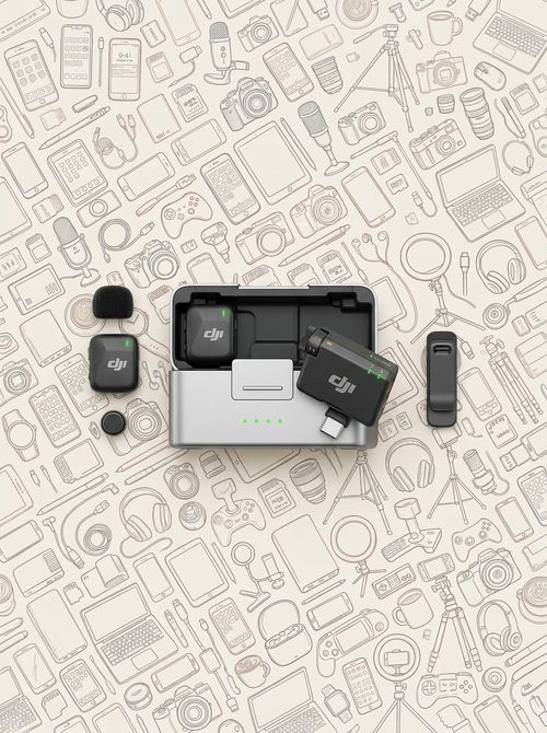 Mic Mini (2 Tx + 1 Rx + Charging Case)