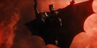 Batman Justice League red skies