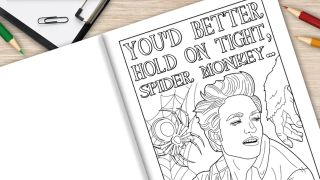Twilight coloring book, Edward coloring page