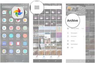 How to access archived photos in Google Photos