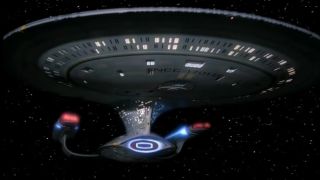 The Enterprise in Star Trek: TNG