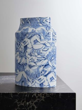 Khaite + Ginori 1735 Printed Porcelain Vase