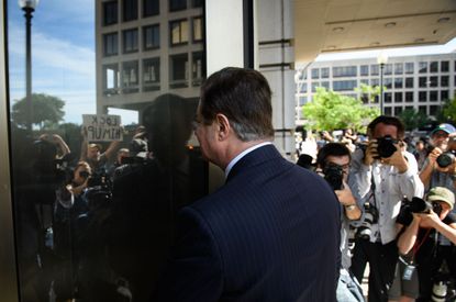 Paul Manafort arrives for a hearing at US District Court on June 15, 2018 in Washington, DC. 