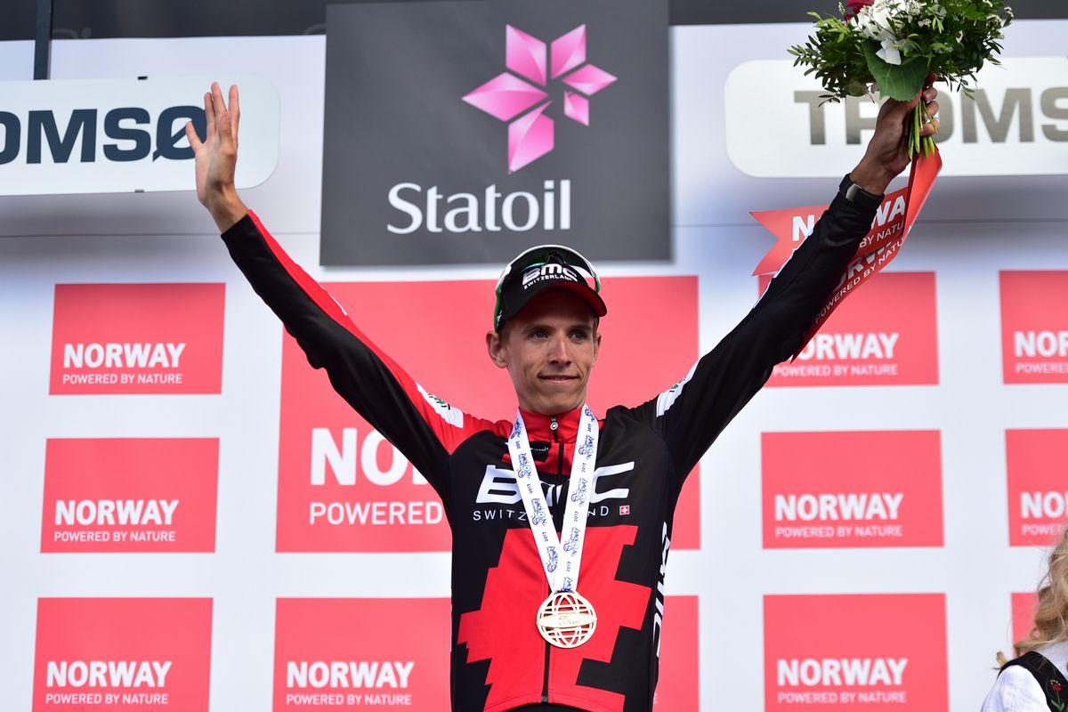 Stage winner Dylan Teuns (BMC)
