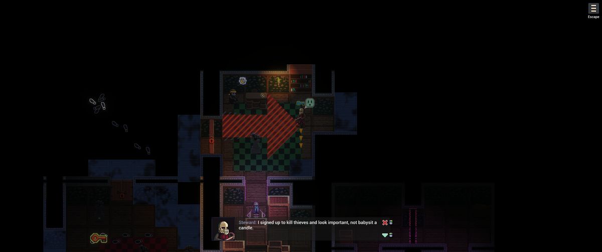 Spirited Thief, a pixel art stealth game