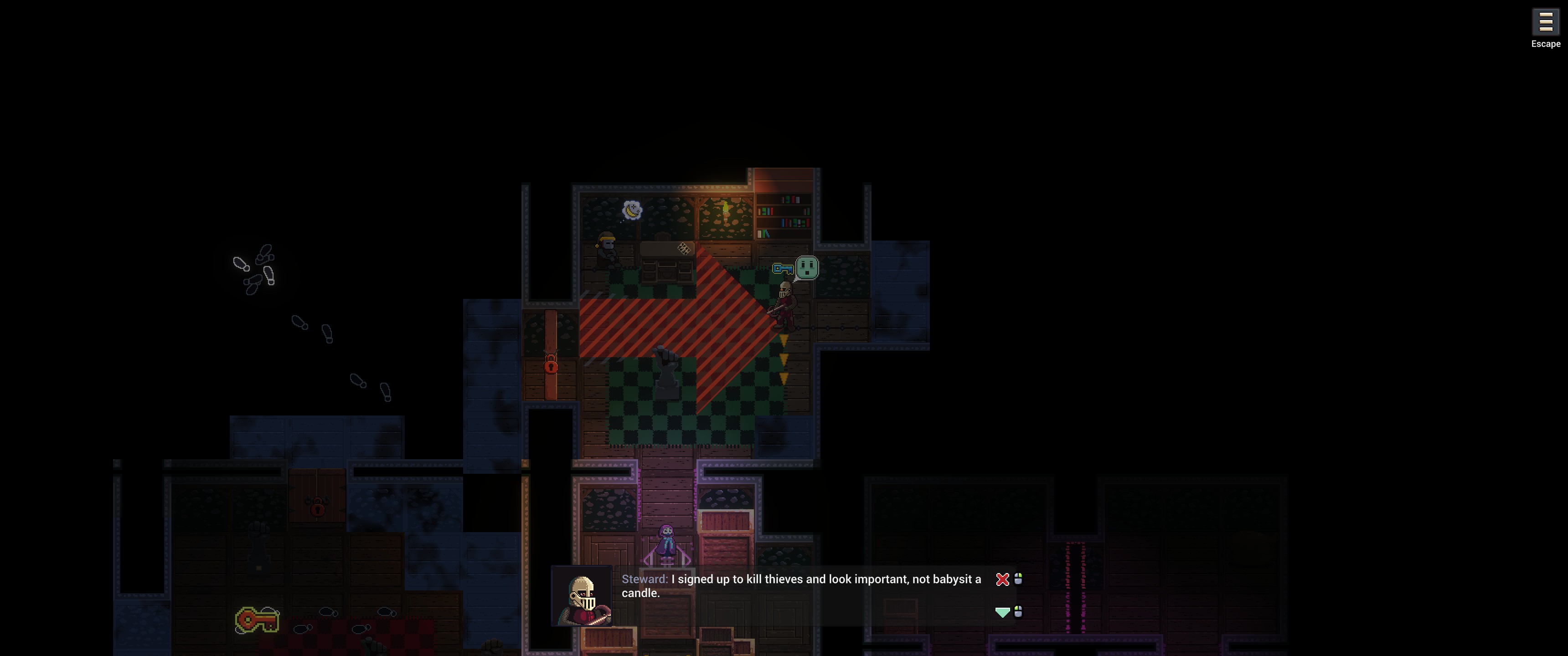 Spirited Thief, a pixel art stealth game