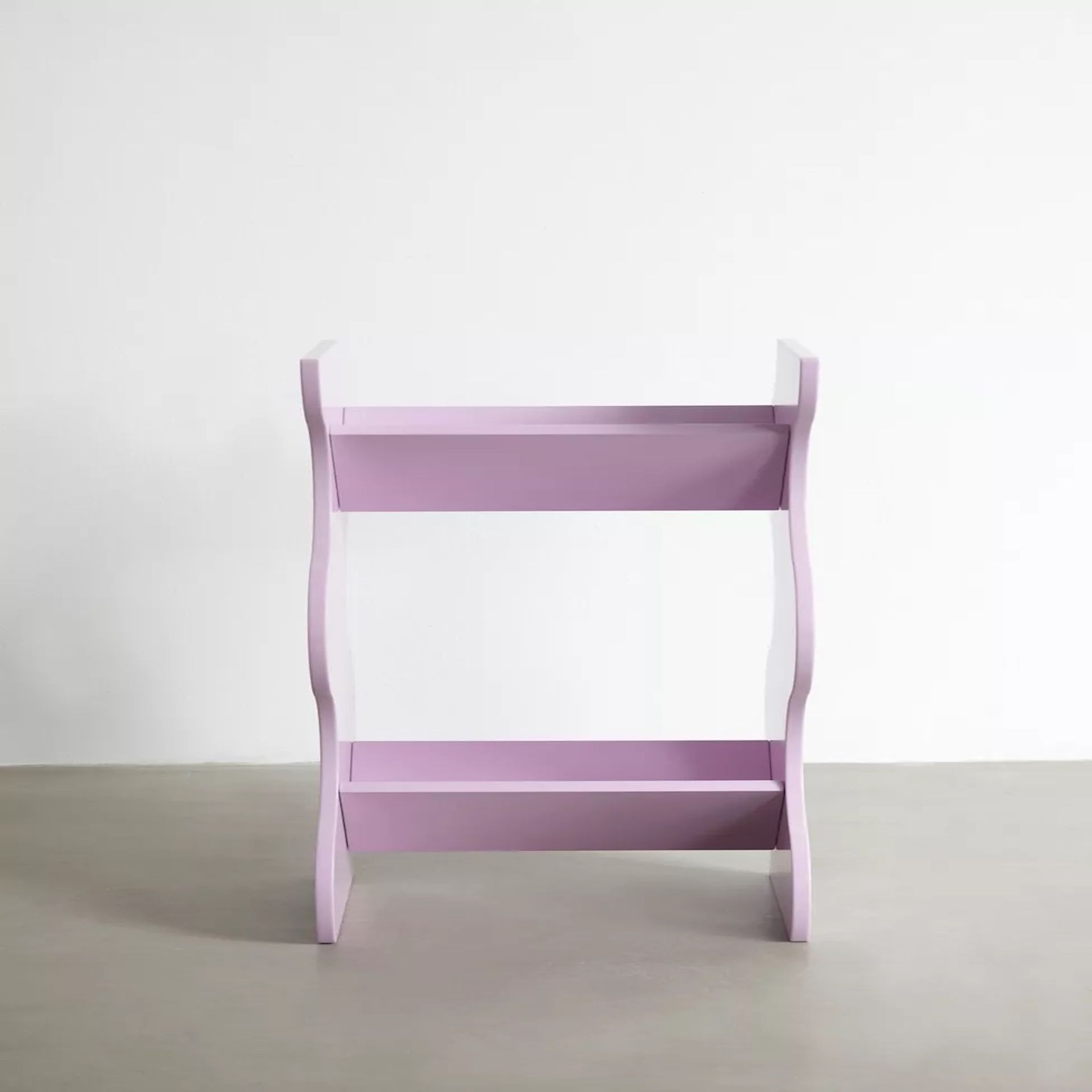 Squiggle Vinyl Storage Shelf