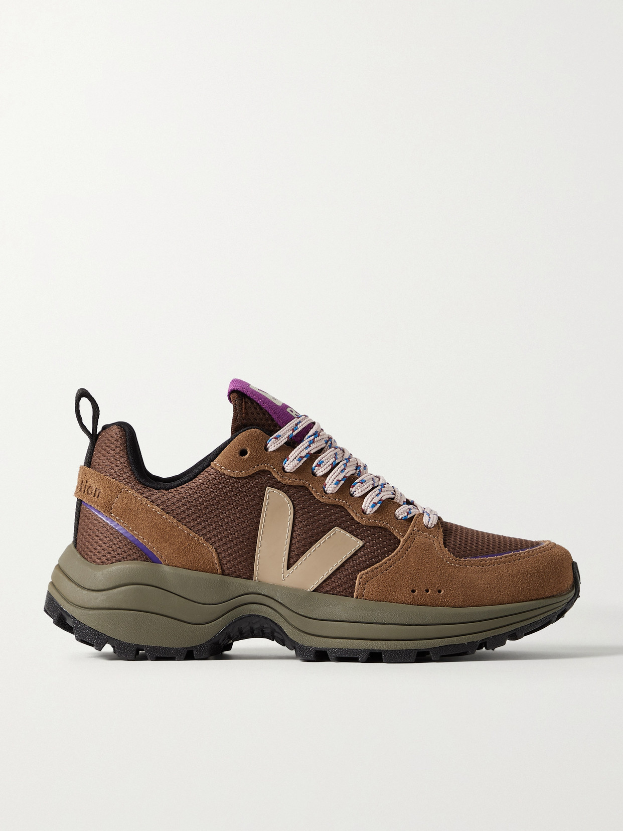 + Reformation Venturi Suede and Leather-Trimmed Alveomesh Sneakers