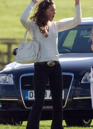 Kate Middleton celebrating
