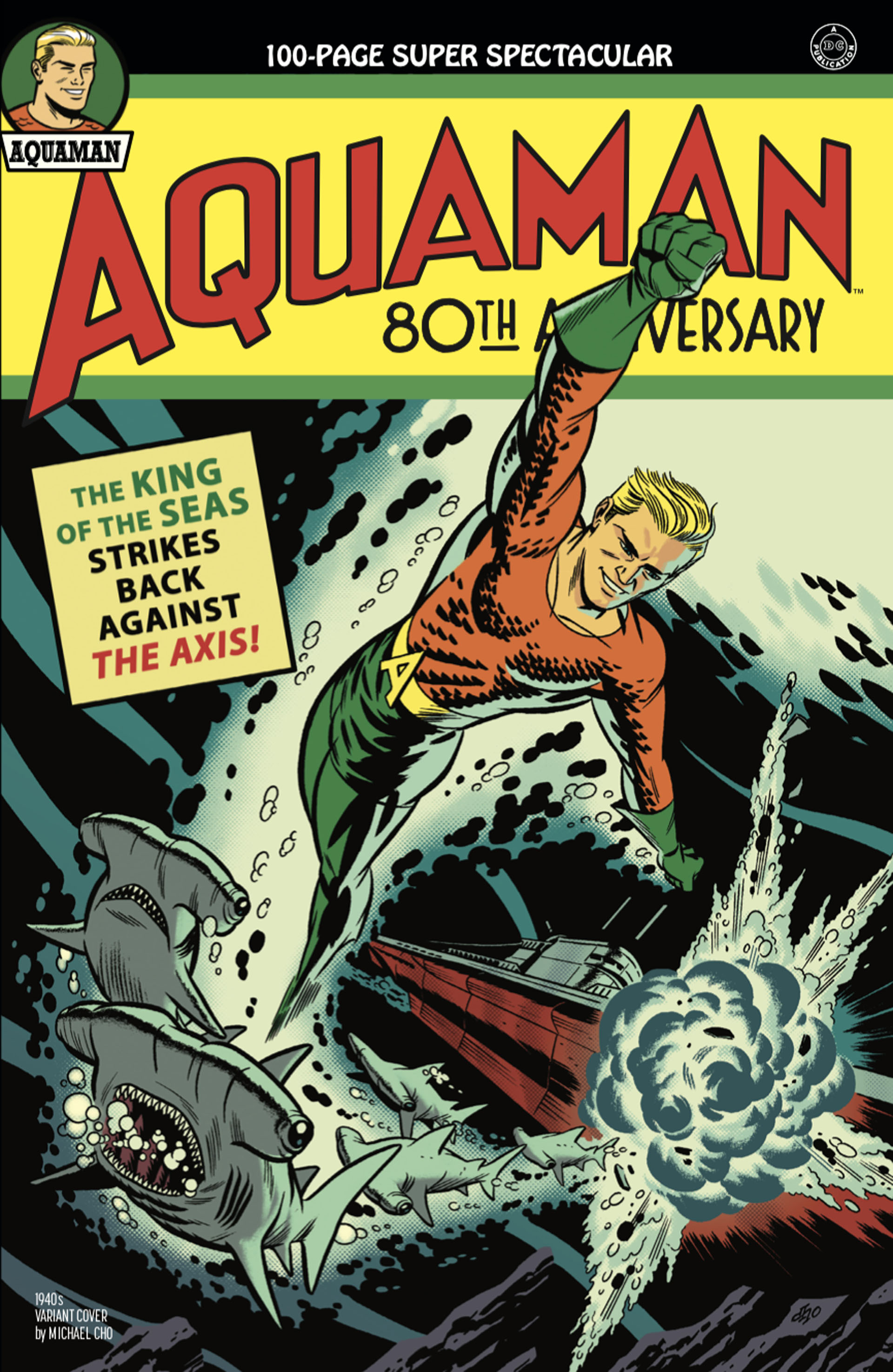 Aquaman 80. Yıl Dönümü 100 Sayfalık Süper Muhteşem #1