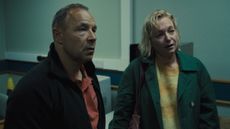 Stephen Graham and Christine Tremarco in episode 1 of Netflix's Adolescence 