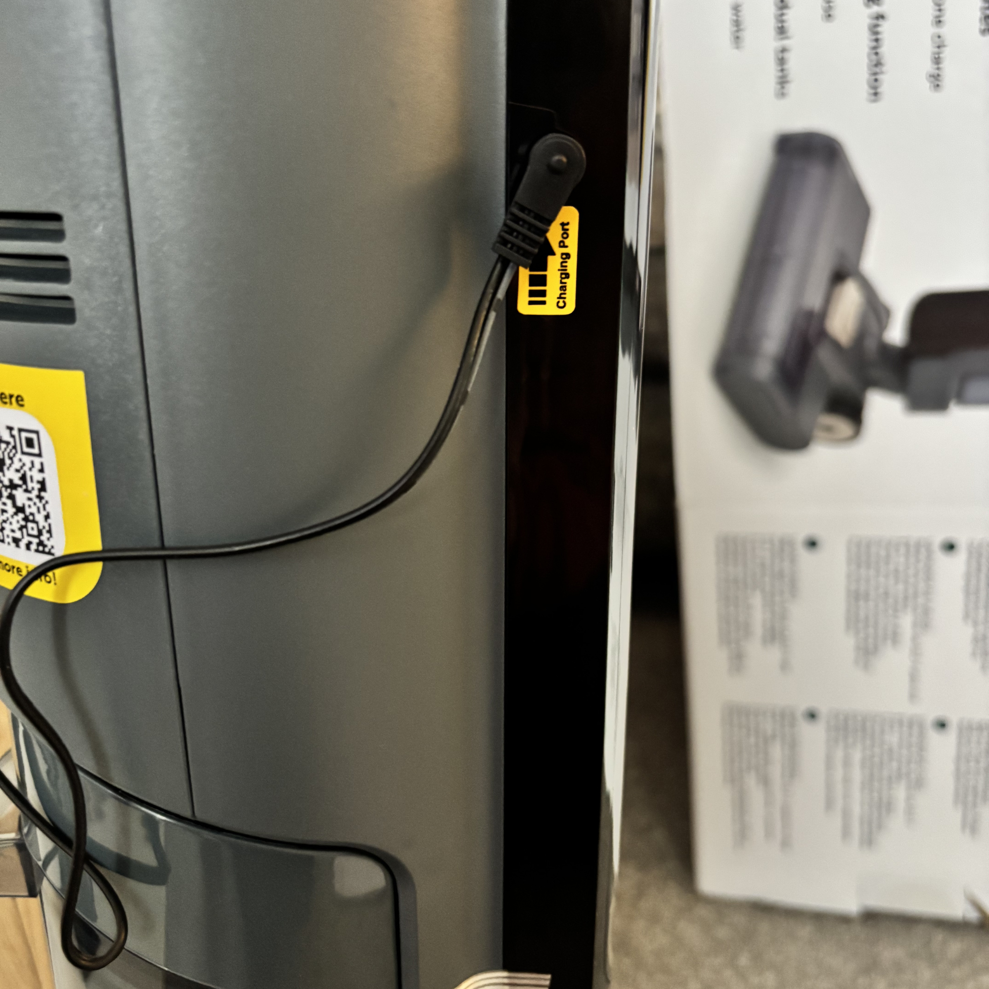 Beldray All-in-One Multi-Surface Floor Cleaner charging