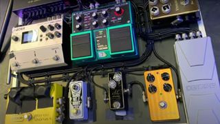 Jamie West-Oram's pedalboard