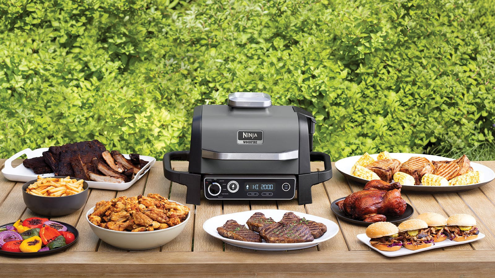 バーベキュー・調理用品 north woods fire set Ninja Woodfire Outdoor Grill review | Homes and Gardens