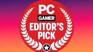 PC Gamer Editor's Pick badge on a gradient background