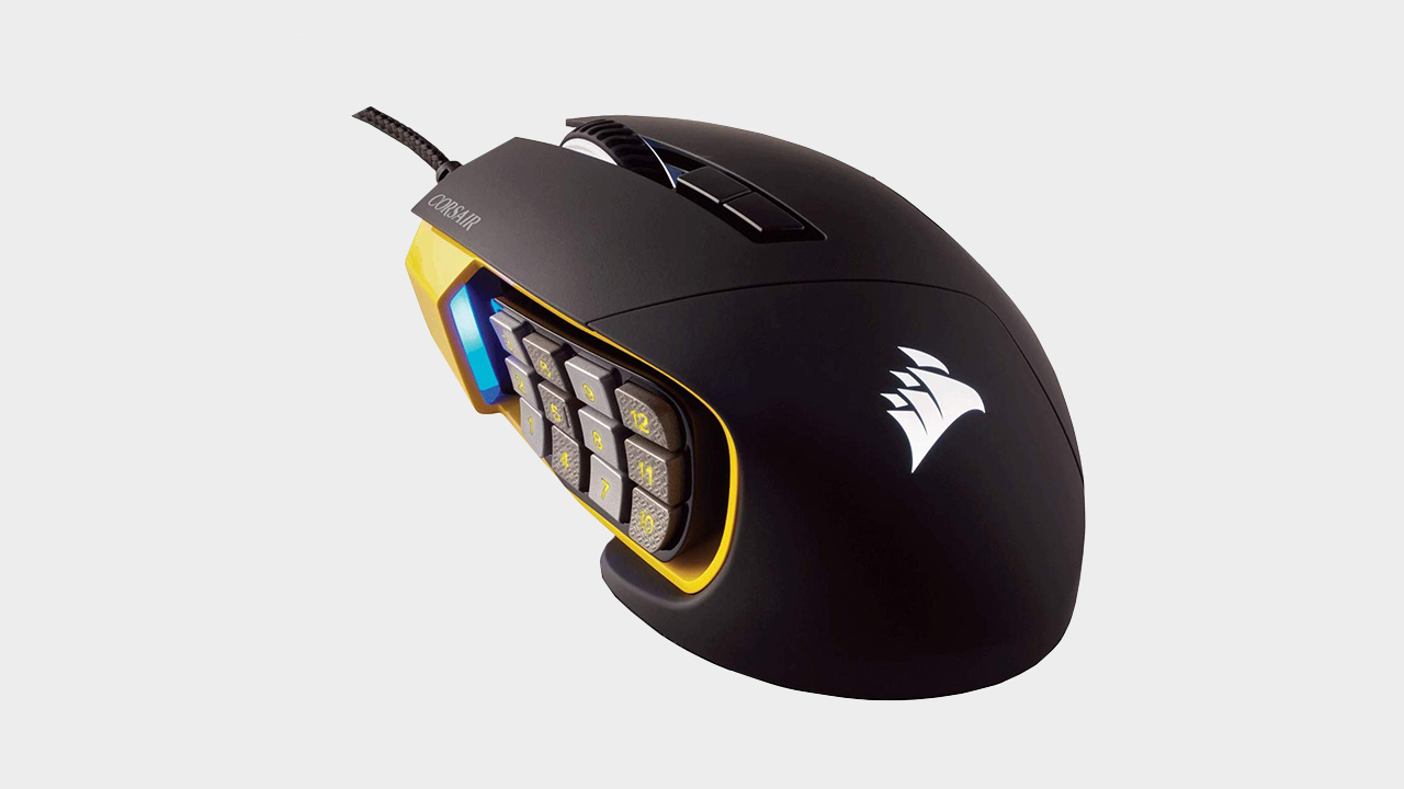 Budget gaming mouse deal: get a Corsair Scimitar Pro RGB for only $50 at Amazon PC Gamer