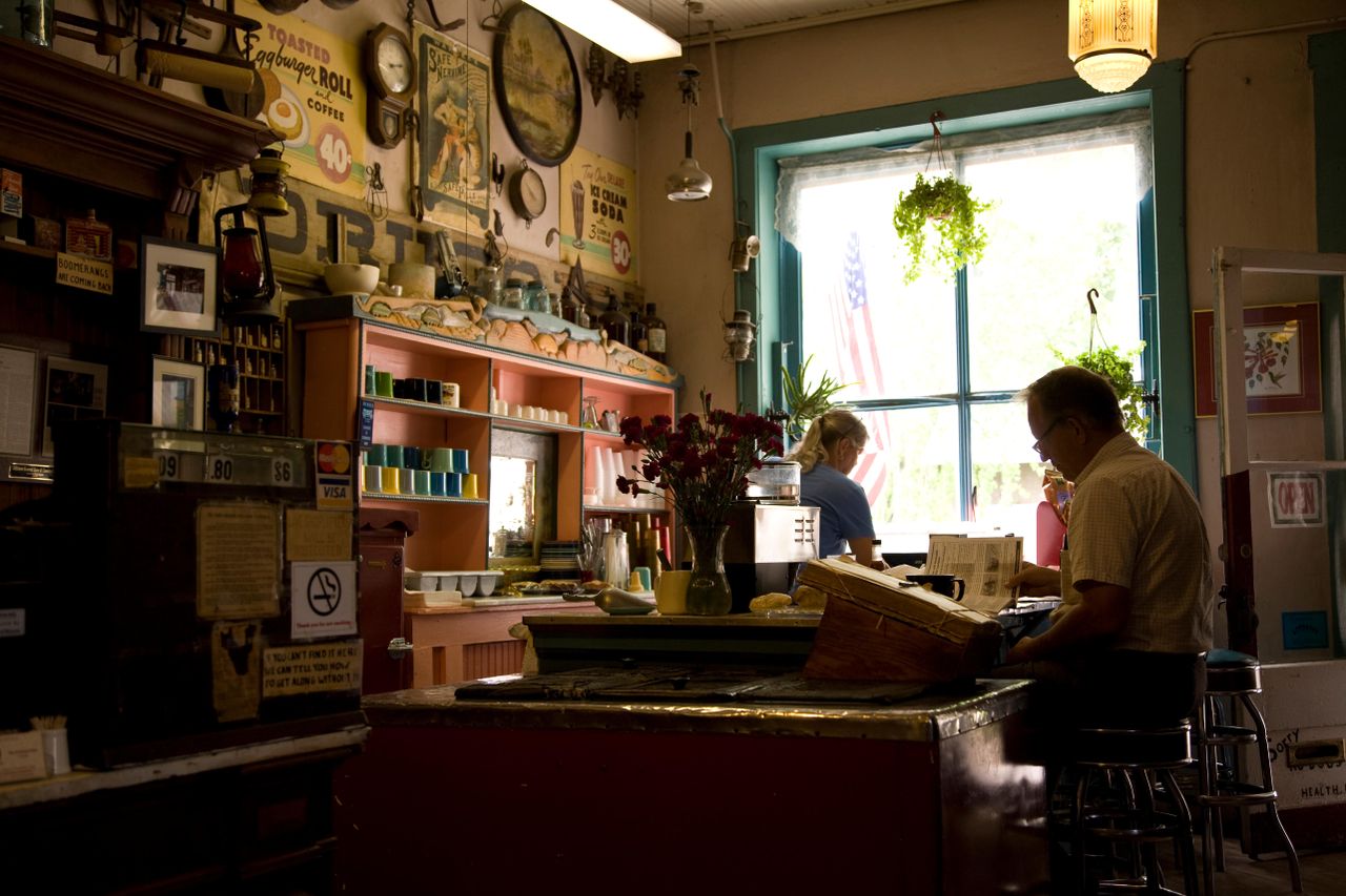 A general store in Hillsboro, New Mexico.