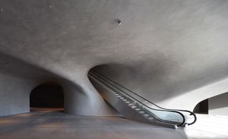 Interior view of The Broad, by Diller Scofidio + Renfro, Los Angeles