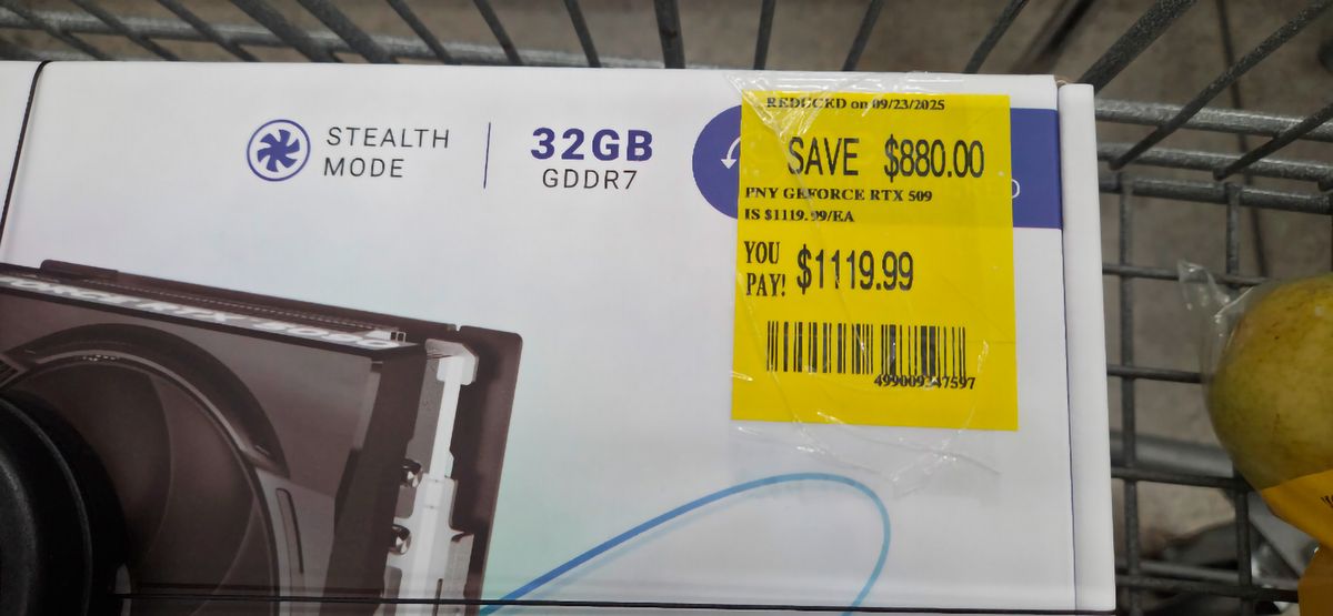 Lucky PC builder snipes RTX 5090 for just $1,119 — humbles proud shopper who scored one for $1,399 just two days earlier