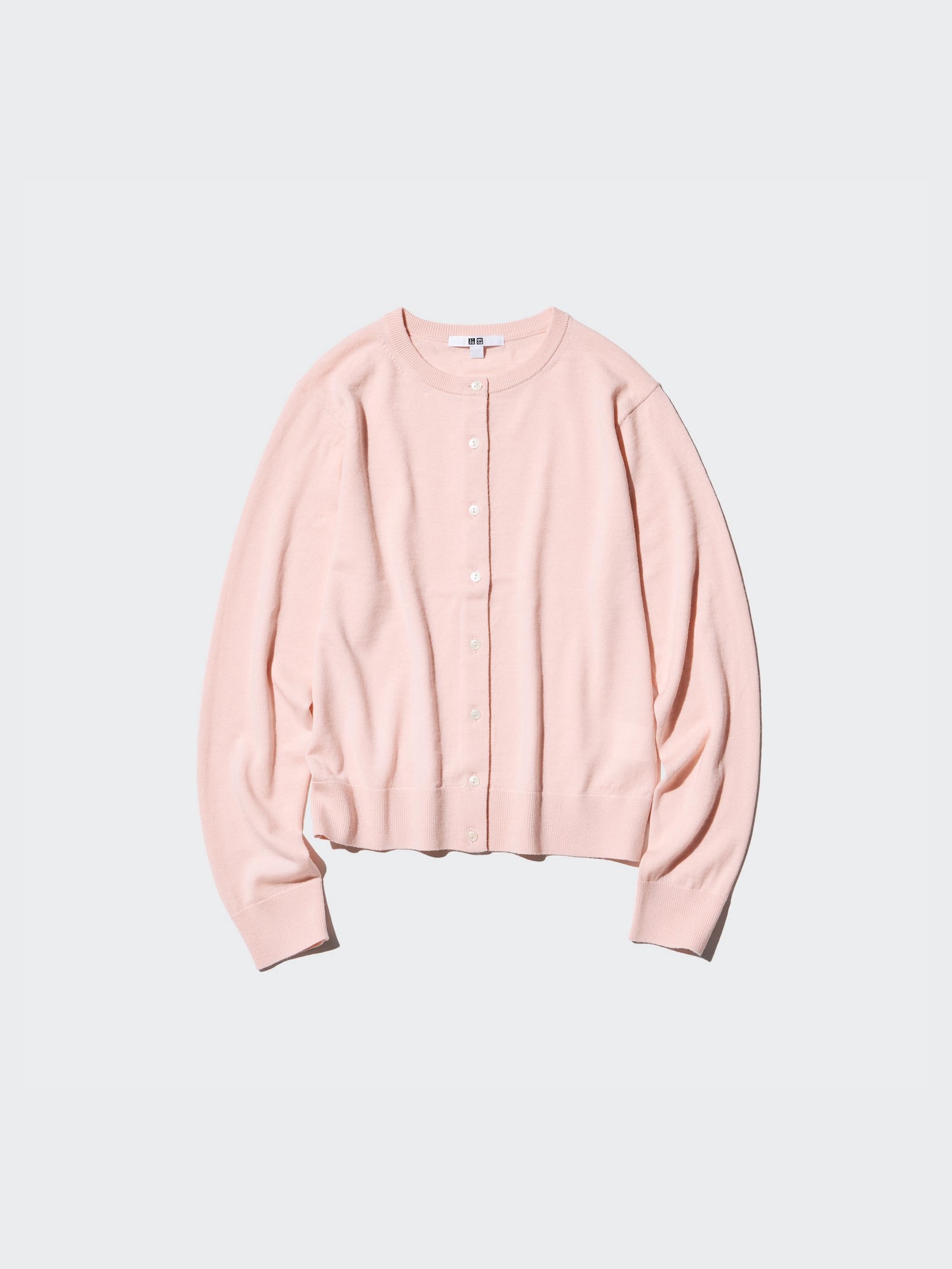 100% Merino Crew Neck Cardigan