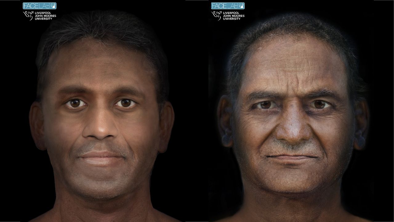 New reconstructions show piercing eyes of men who lived 2,500 years ago in mysterious Indian civilization